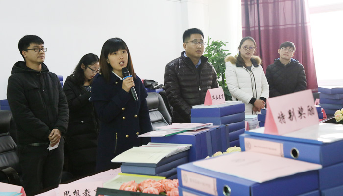 校学生工作考核组对我院学生工作进行年度考核
