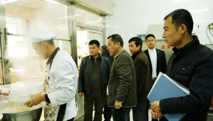 省高校伙食专业委员会检查组到我院检查指导工作