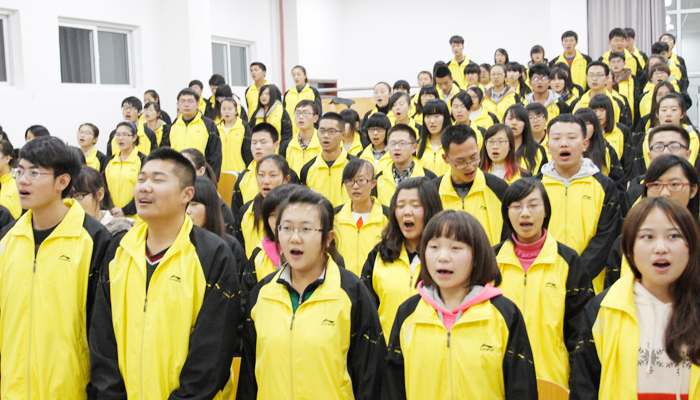 我院明向校区“班班唱校歌”活动圆满结束 我院明向校区“班班唱校歌”活动圆满结束