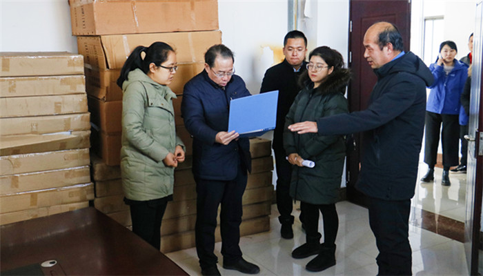 我院领导视察资产专项清查第二阶段相关工作