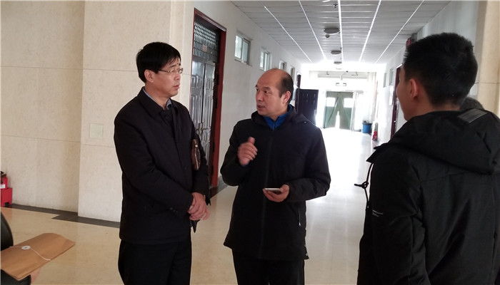 我院领导视察资产专项清查第二阶段相关工作