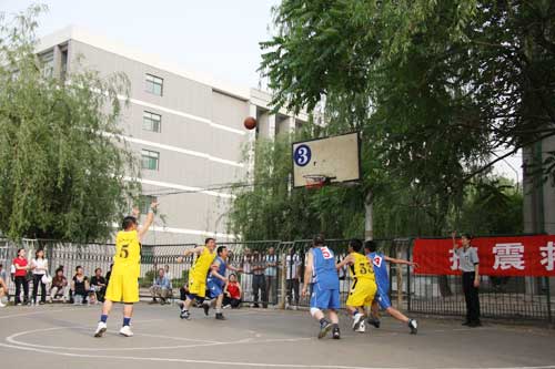 我院参加太原理工大学迎奥运教职工篮球比赛