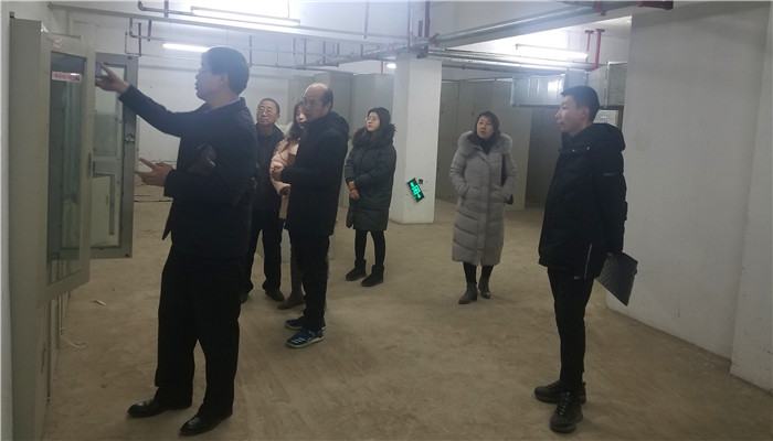 我院领导视察资产专项清查第二阶段相关工作