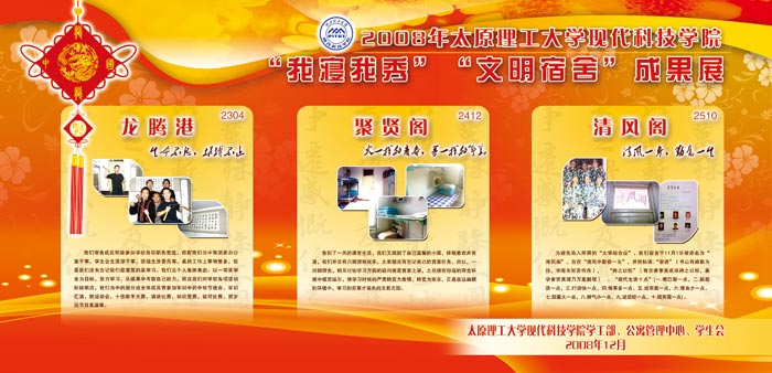 我院2008年“宿舍文化活动月”圆满闭幕 我院2008年“宿舍文化活动月”圆满闭幕