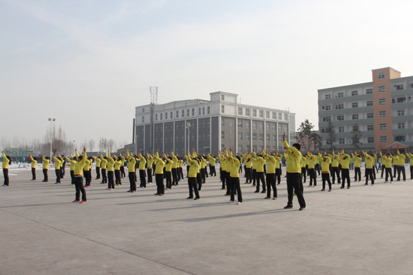 我院2012年广播操比赛圆满结束