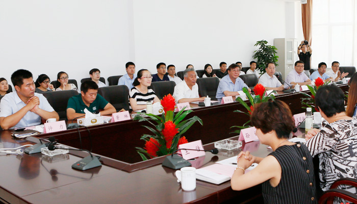 山西师范大学现代文理学院考察团到我院交流工作 山西师范大学现代文理学院考察团到我院交流工作