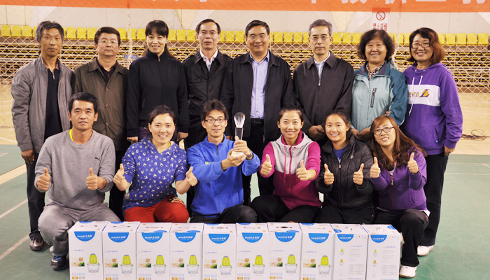 我院在校2014年教职工羽毛球比赛中喜获佳绩