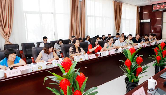 山西师范大学现代文理学院考察团到我院交流工作 山西师范大学现代文理学院考察团到我院交流工作