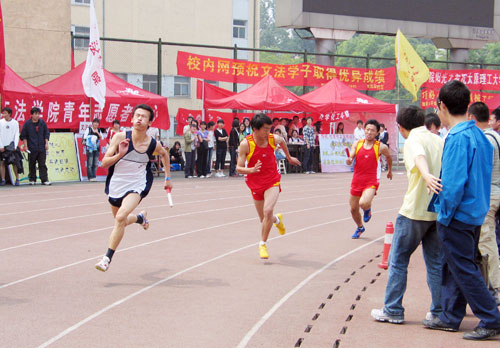我院在太原理工大学2008年田径运动会上再创辉煌